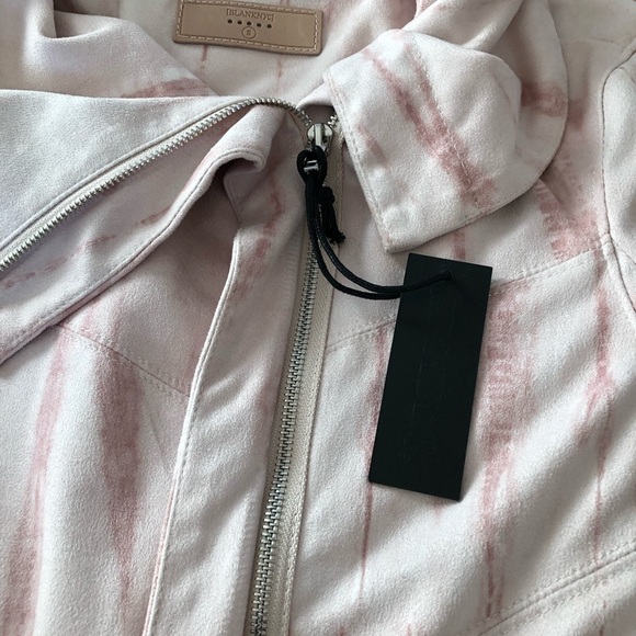 Blank NYC Jacket in Hippie Dippie Faux Suede Drape Front Full Zip New NW… - Picture 3 of 7